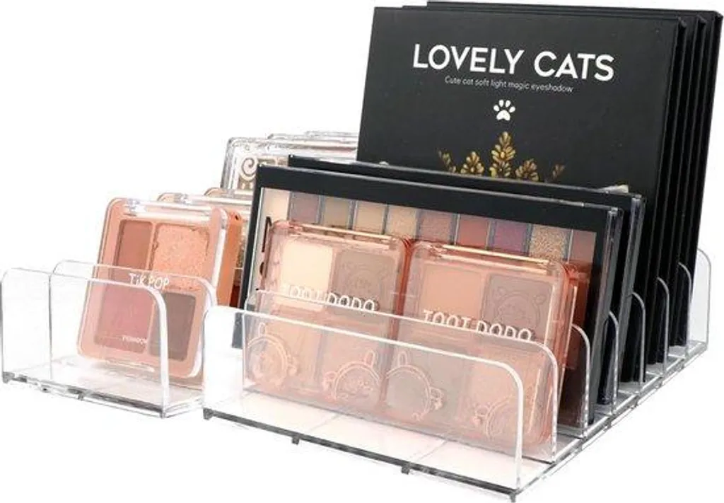 Porte-maquillage modulable 2 tailles avec 7 bacs de tri amovibles