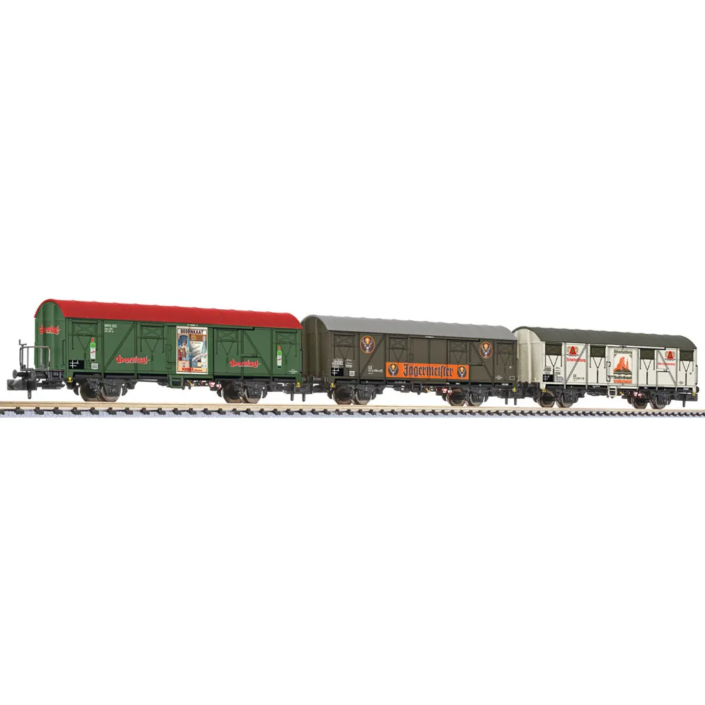 Set Liliput N 260152 : Wagons Gos-uv 253 pour rames réalistes en N