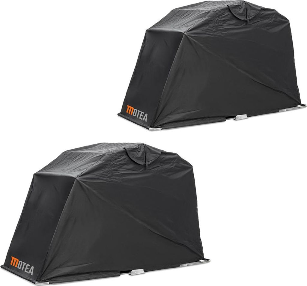 Set 2x Motorrad Zeltgarage Universal Faltgarage Motoguard XL MOTEA sch
