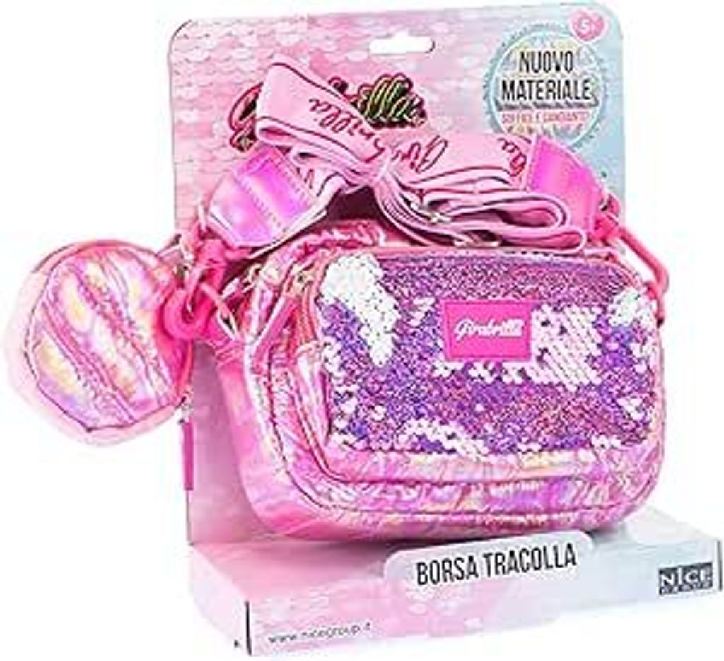 Girabrilla Puffer Borsa Pochette Fucsia