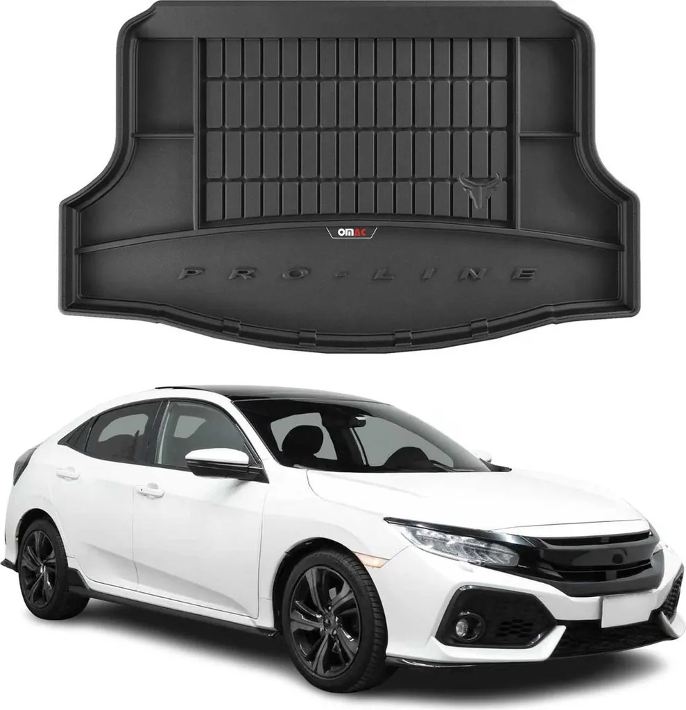 Tappetini All-Weather OMAC per Honda Civic X Hatchback | Gomma TPE 3D