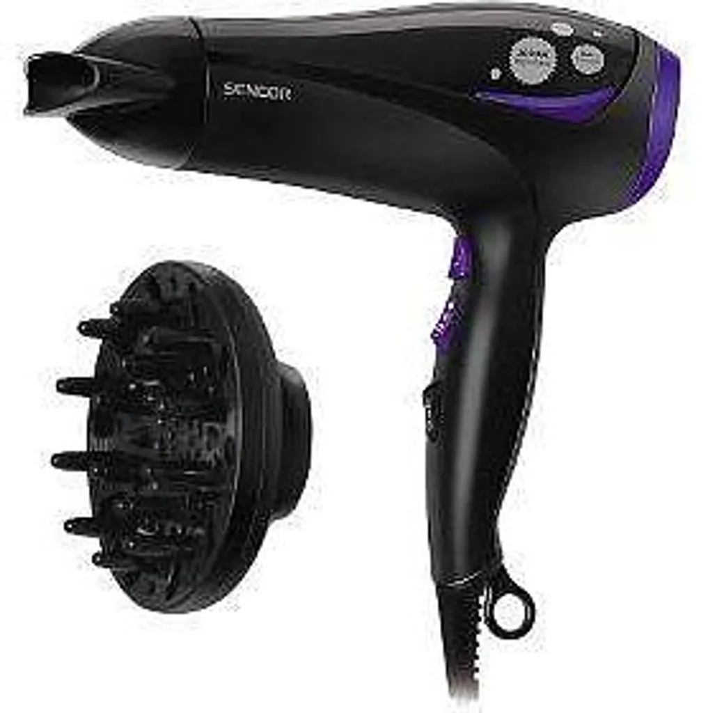 Sèche-cheveux Sencor SHD 108VT avec 3 Niveaux de Température 2000W Noir
