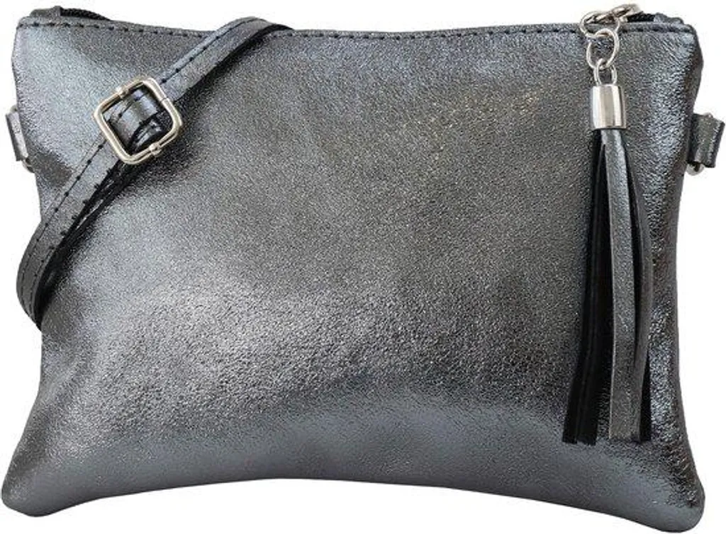 Pochette cuir véritable compacte G248 : fini les sacs de soirée encombrants
