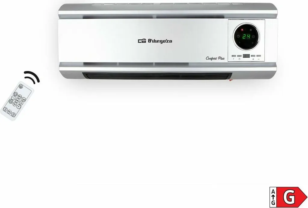 Chauffage Mural Split Argent Orbegozo SP 6500 avec Programmation - 2