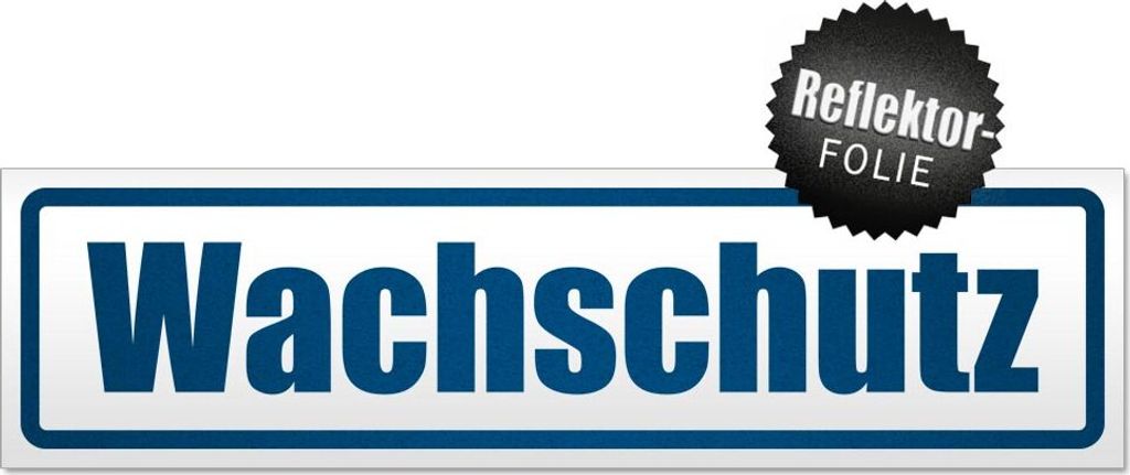 Wachschutz Magnetschild Schild magnetisch
