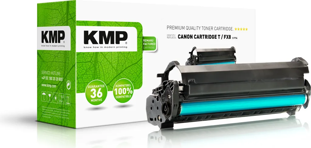 Cartouche Toner KMP Noir Haute Qualité Compatible Canon FX-8 Longue Durée