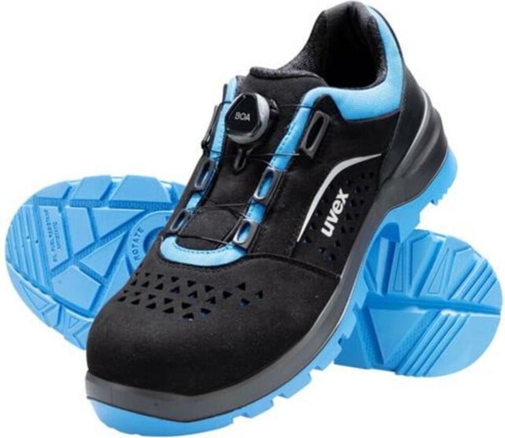 uvex unisex S1P Sicherheitsschuhe 2 xenova BOA 95582 schwarz Größe 45