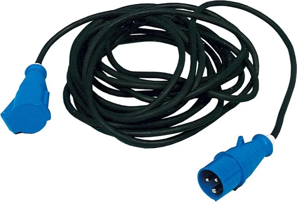 Rallonge électrique camping CEE 20m 230V - Câble robuste caravane et bateau