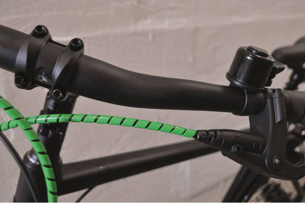 FILMER Fahrrad Bremskabelschutz 42310, grün, 2 m