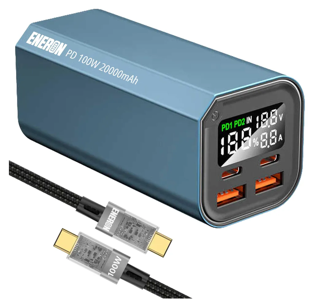 Batterie externe 100W puissante pour ne plus jamais manquer de batterie