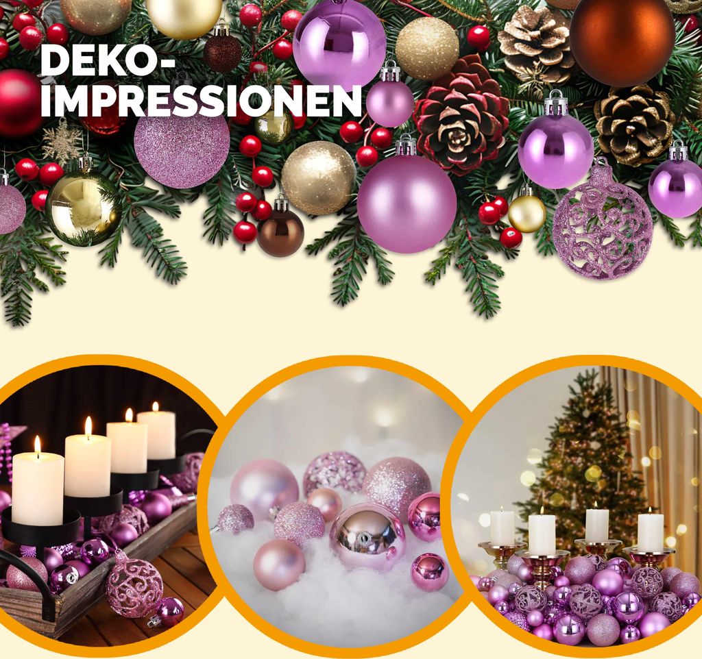 Palline di Natale per Albero Set,42 Pezzi Decorazioni per Albero di Natale,Baubles Decorati Albero di Natale,Decorazioni Albero di Natale Palline di Plastica Infrangibili Lucido, Opaco (Verde-01