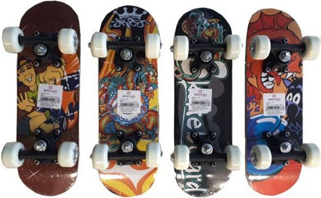 Miniboard 17 Kinder SPARTAN 43x15x1,1cm schwarz Produktbild 