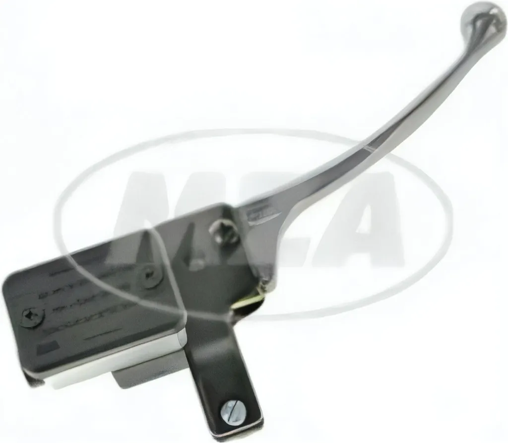 Levier de frein hydraulique avant en alu poli pour moto et scooter