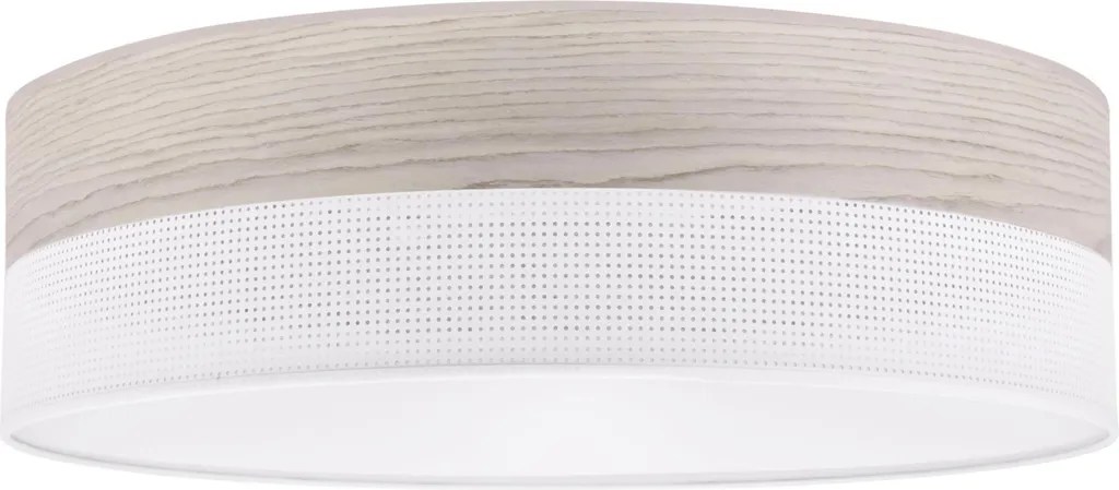 Plafoniera Wood Plexi Rovere Sbiancato 50cm - Atmosfera Natural Chic