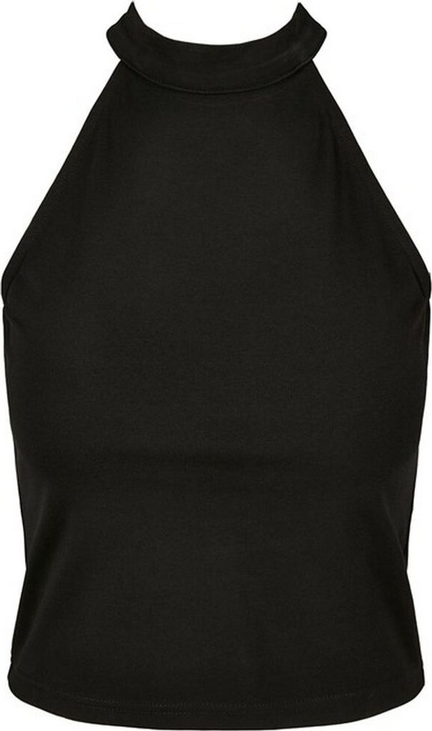 Build Your Brand - Ärmelloses Oberteil Rollkragen für Damen RW8937 (40 DE) (Schwarz)