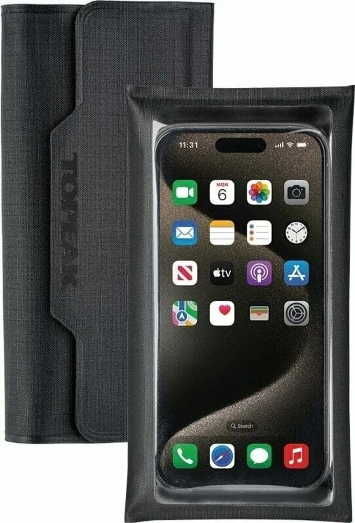 Topeak Phone Drywallet Obal Noir - Étui de Protection Étanche Smartphone
