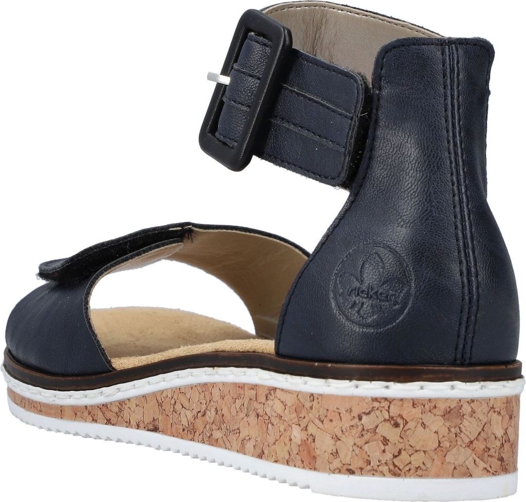 Rieker Damen Sandalen geschlossene Ferse Klettverschluss Produktbild 7