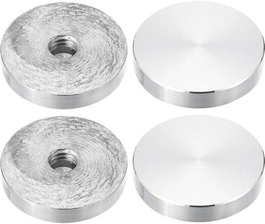 Rondelle plate M10 en alu Ø 40 mm - Entretoise de fixation lot de 4