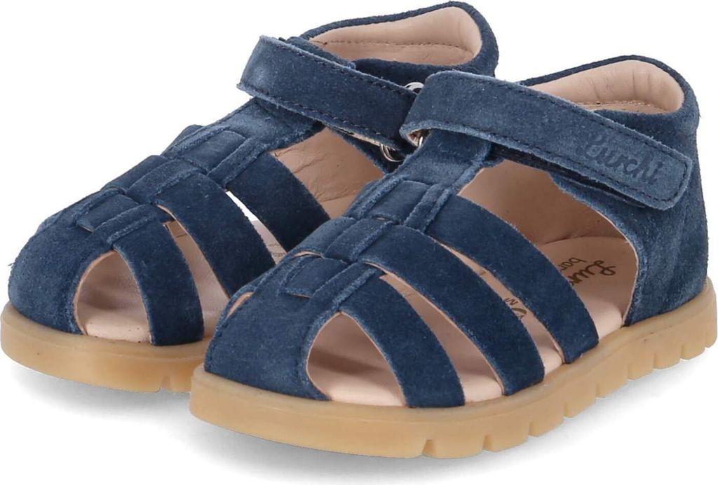 Lurchi Kinder Lauflernschuhe/ Miniletten/ Sandalen MOMO Blau Rauleder Größe: 21