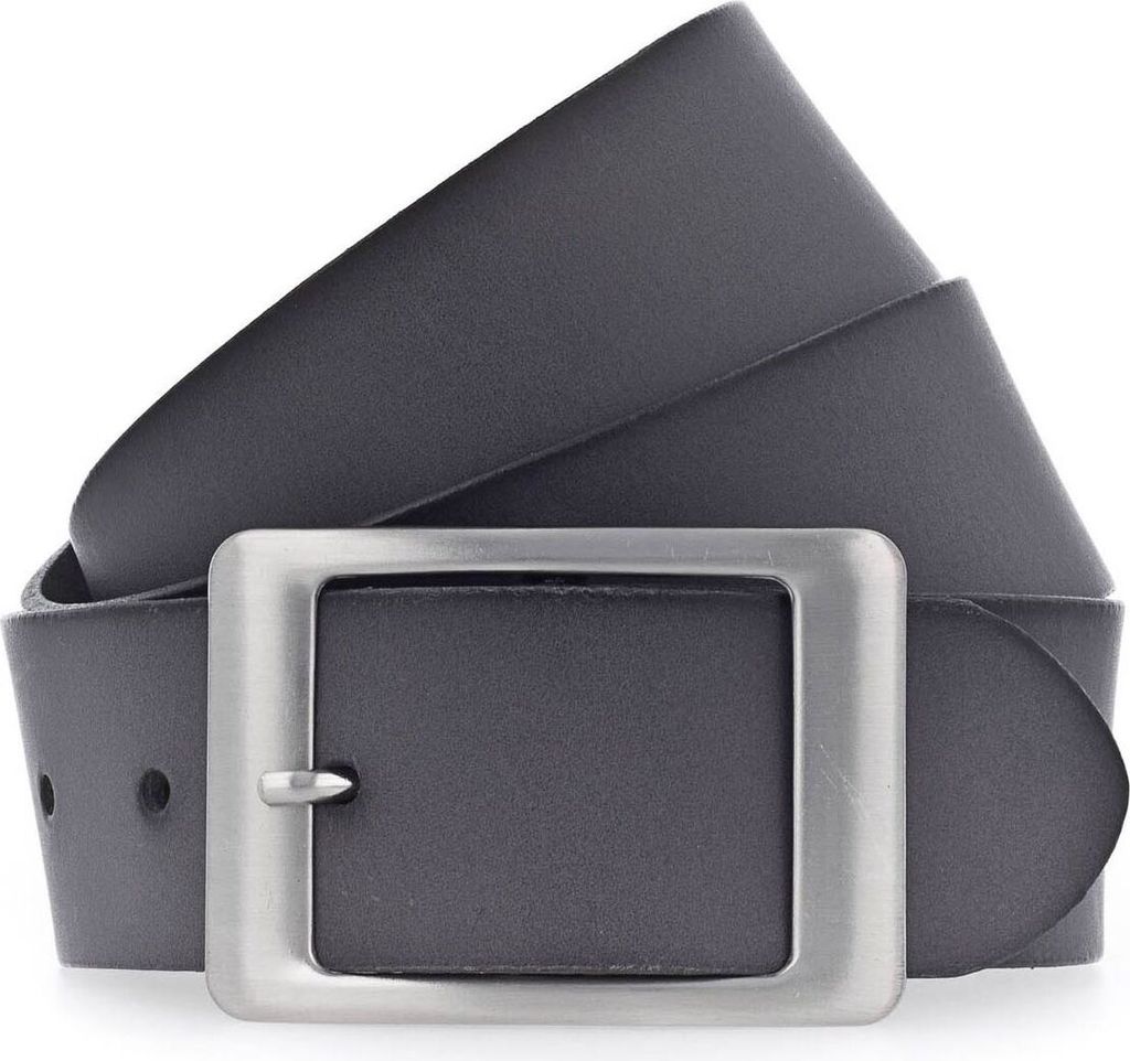 Vanzetti Leder Gürtel Classics 40mm Leather Belt W110 Darkgrey grau