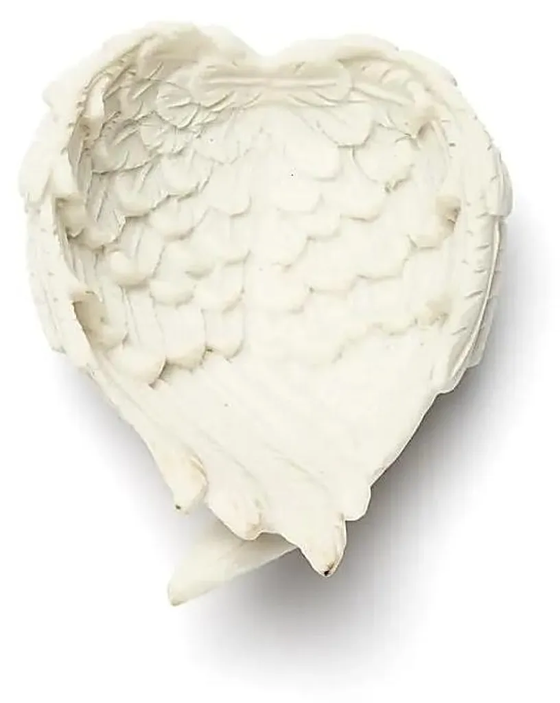 Rangement bijoux ailes d'ange pour coiffeuse, set de 2 vide-poches