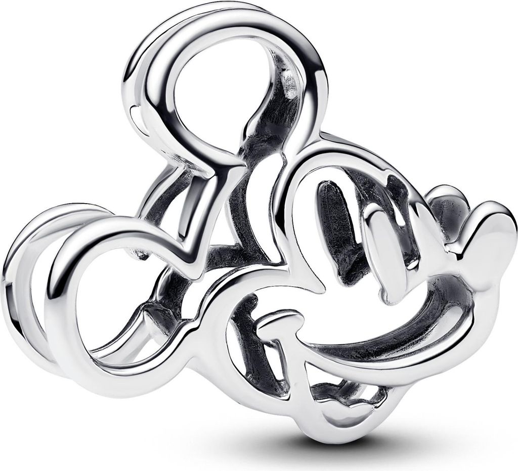 PANDORA Disney Mickey Mouse Slide-Charm aus Sterlingsilber Produktbild 