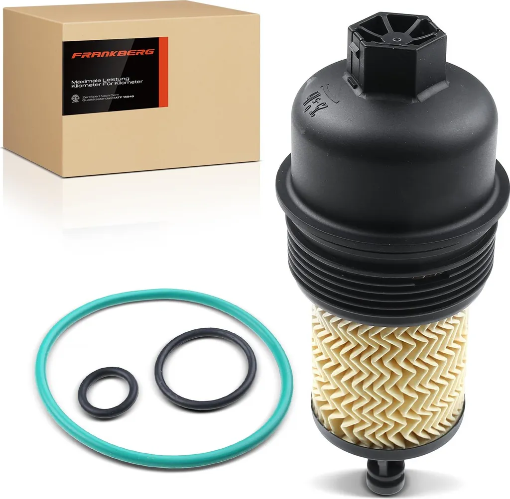 Stop Fuites Huile : Couvercle de Boîtier Filtre pour Maserati 3.0L V6