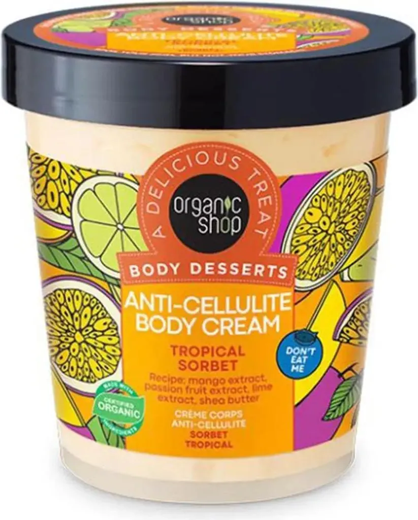 Soin Corporel Anti-Cellulite Tropical Sorbet Organic Shop Texture Légère