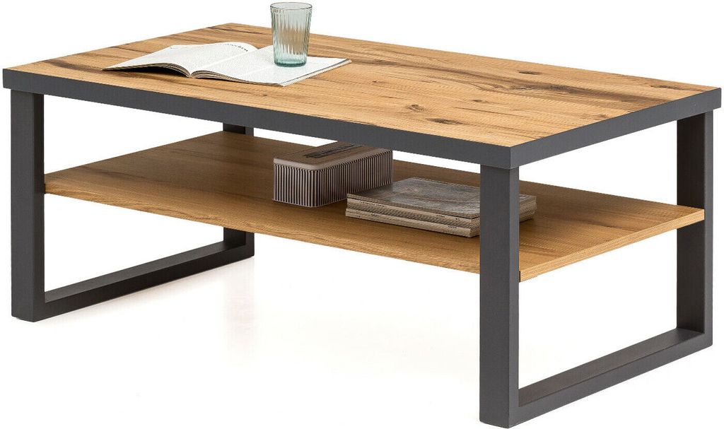 Couchtisch Janne Alteiche Echtholz furnier 115x65cm Produktbild 