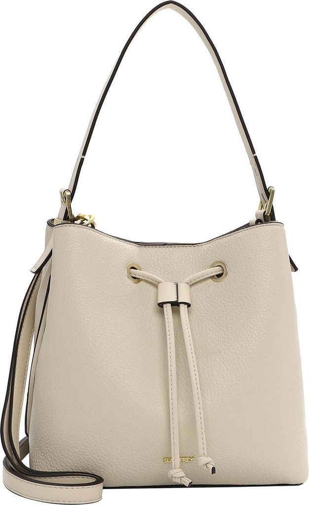 SURI FREY Schultertasche Umhängetasche SFY Maggy Beutel Beige creme