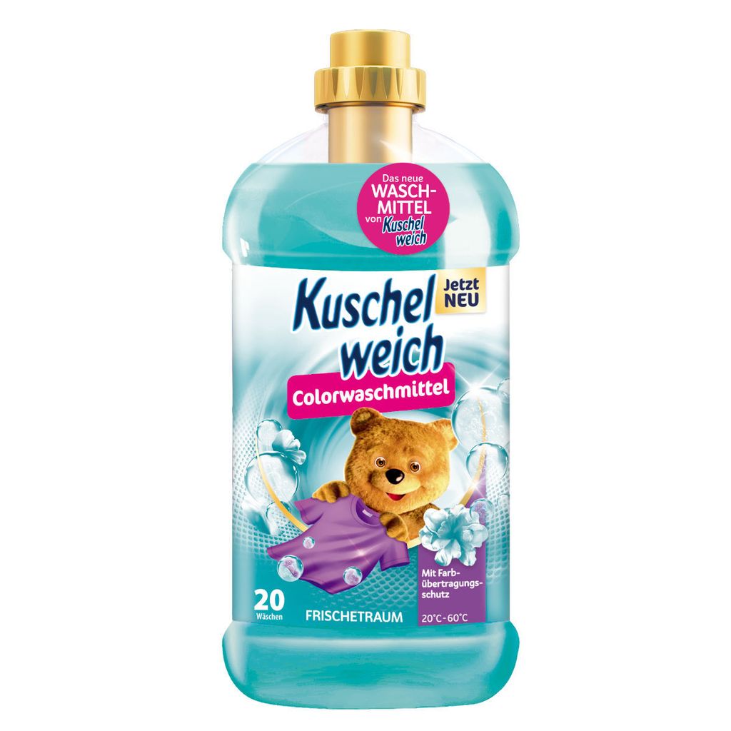Kuschelweich Colorflüssigwaschmittel Frischetraum pure Produktbild 
