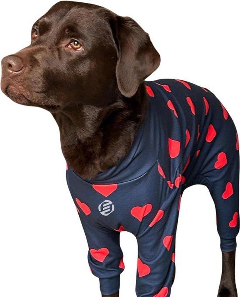 Hundepyjama aus Fleece - Größe XL - für kleine Hunde