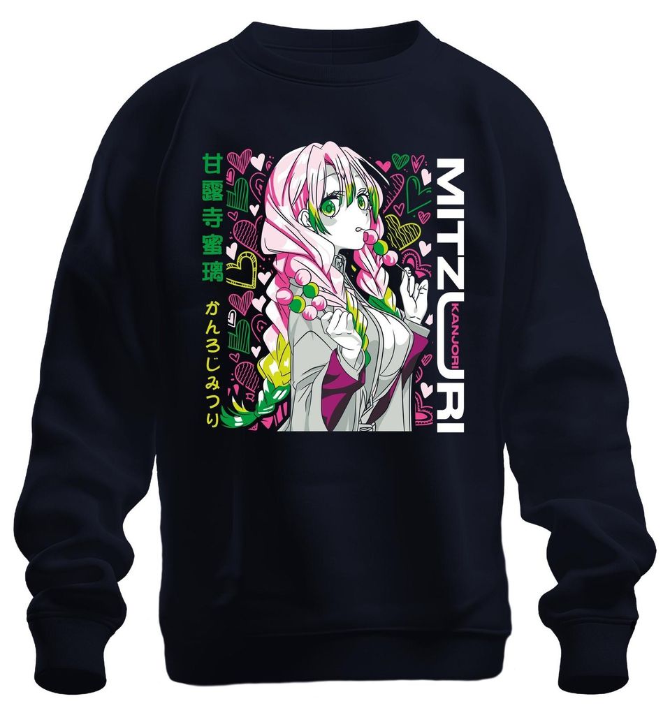 Mitsuri Kanroji Demon Slayer Anime kawaii cuore pastello Immagine del prodotto 
