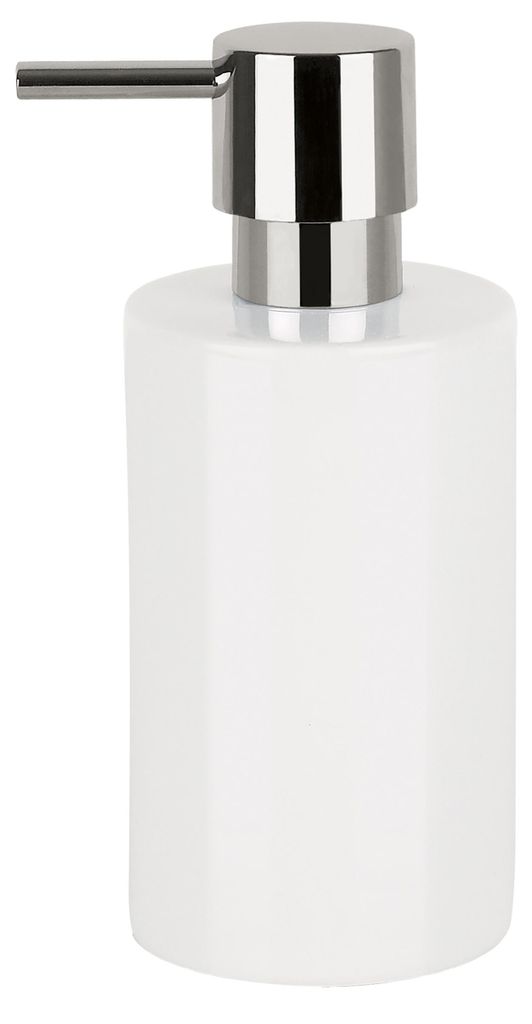 Spirella Seifenpumpe/Spender Sienna - glanzend weis - Produktbild 