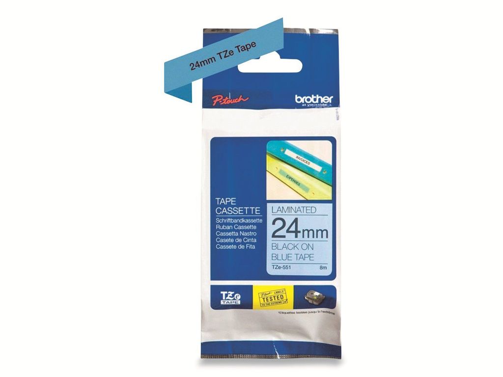 Brother P-touch Schriftband TZe-551 24mm x 8m