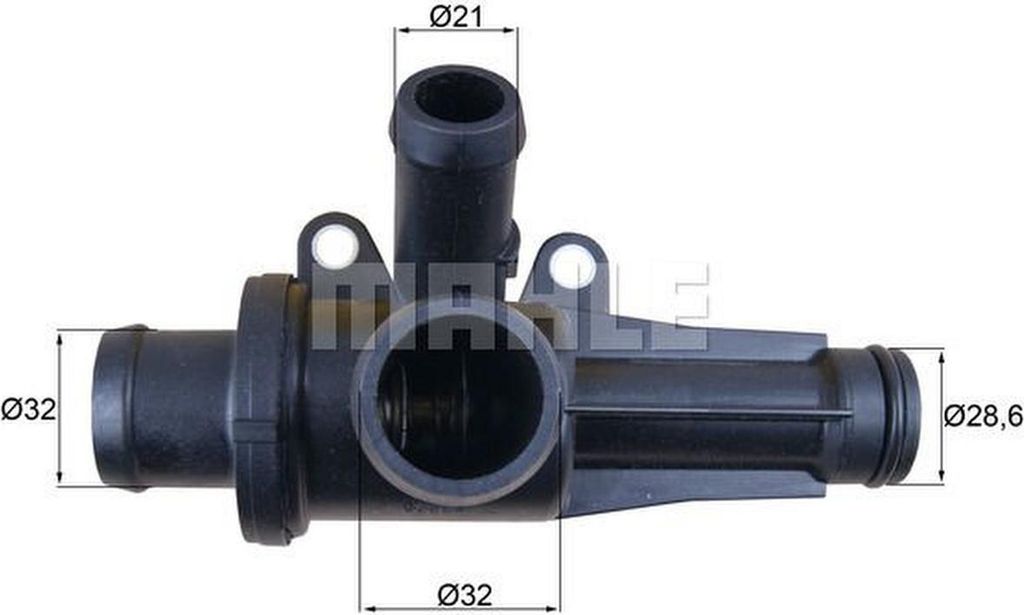 Thermostat Kühlmittel Temp 87 °C mit Dichtung MAHLE für u.a. MITSUBISHI COLT