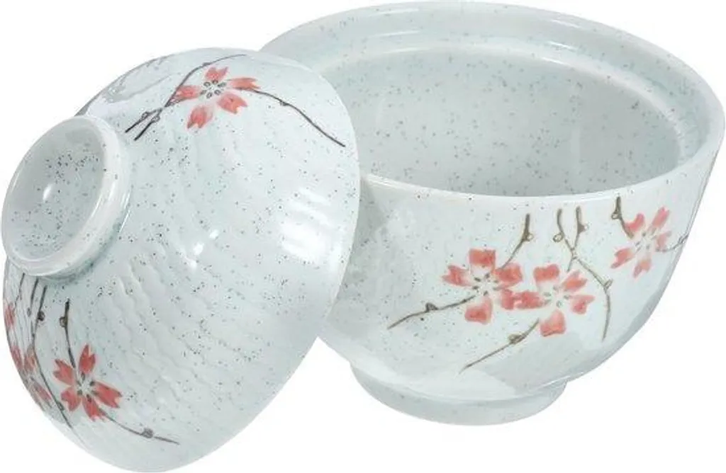 Bols à Soupe Japonais avec Couvercle pour Dégustation Ramen et Miso - 4pcs