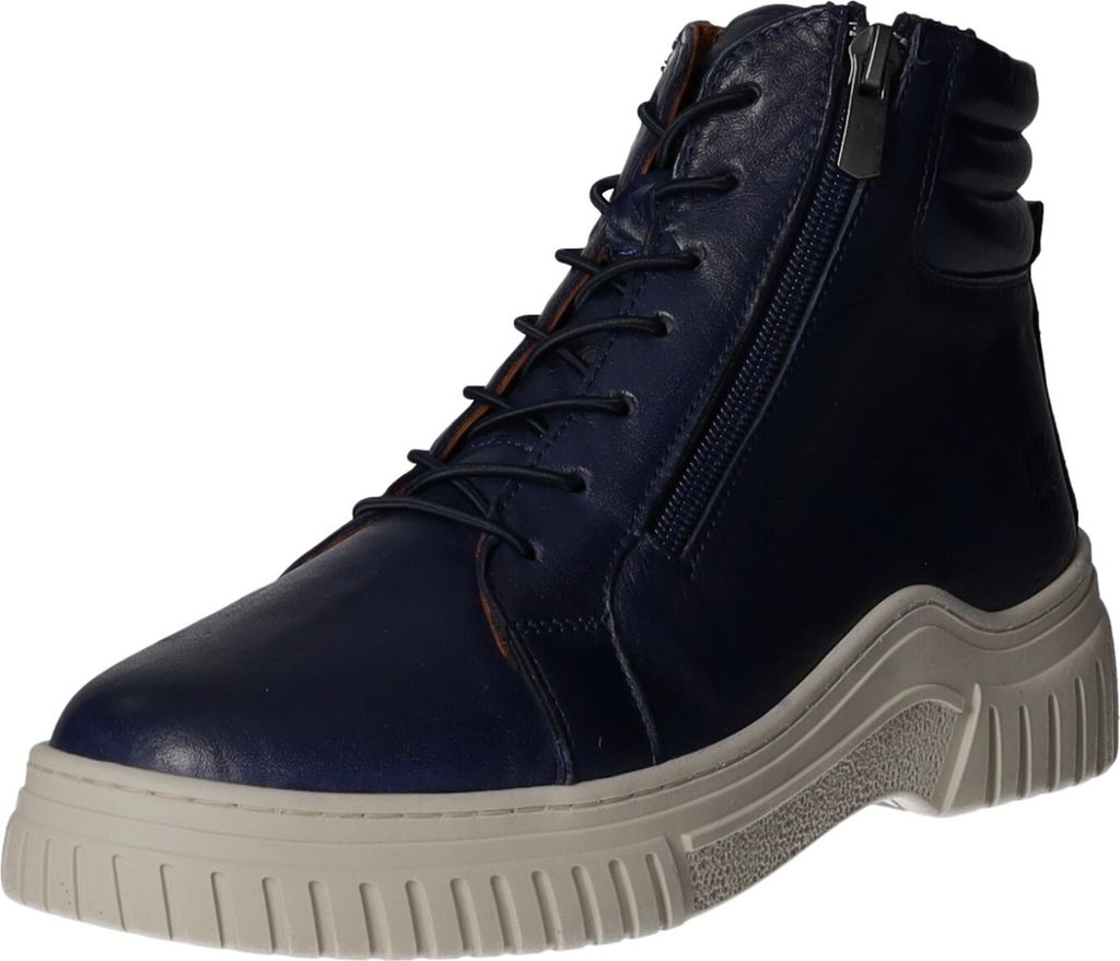 2 GO Schnürstiefel Kaltfutter in blau, Gr. 37