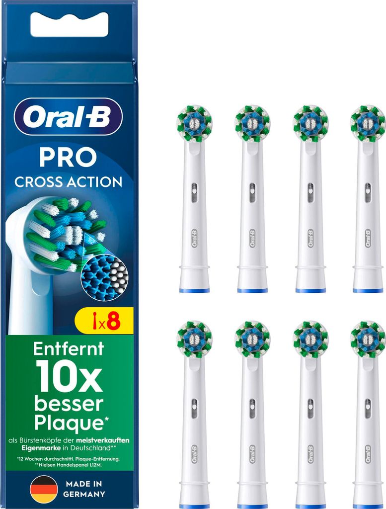 Oral-B Pro Cross Action Ersatz-Bürstenköpfe 8stk. - Produktbild 2