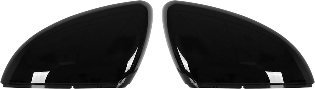 Paar Auto Außen Rückspiegeldeckel Kappe glänzend schwarz 5G0857538E