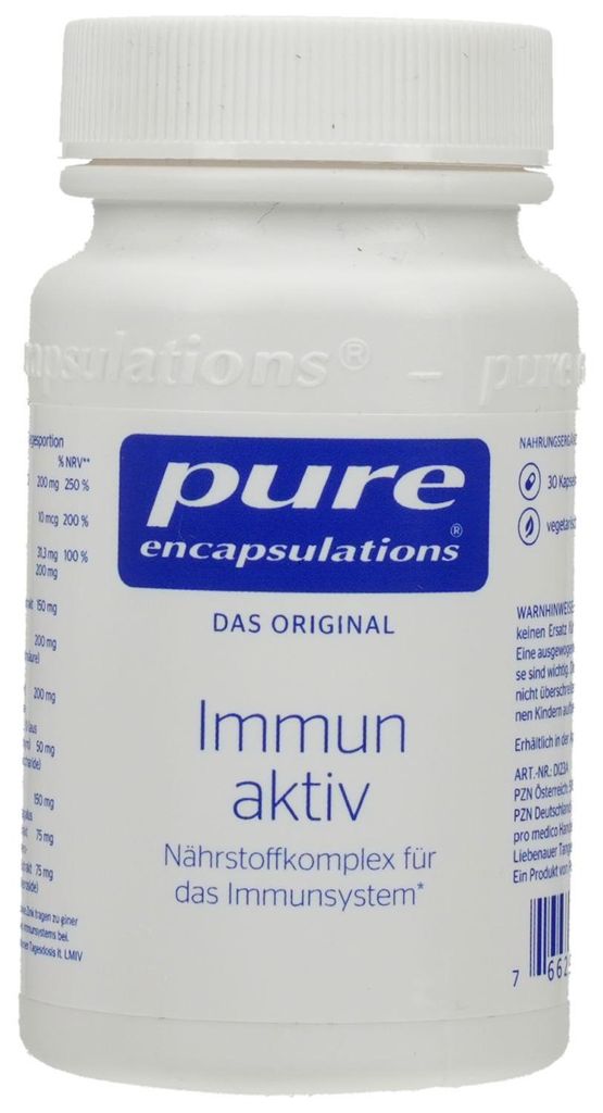 PURE ENCAPSULATIONS Immun aktiv Kapseln 30St PZN 15780883 Produktbild 