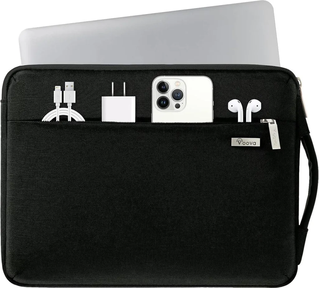 Voova Laptop Sleeve 14 pollici MacBook Air Sleeve protettivo nero