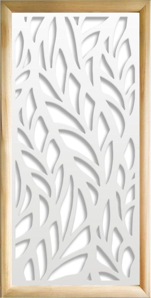 ALGA - Moduli Decorativi in holz e PVC 47x94 cm weiß