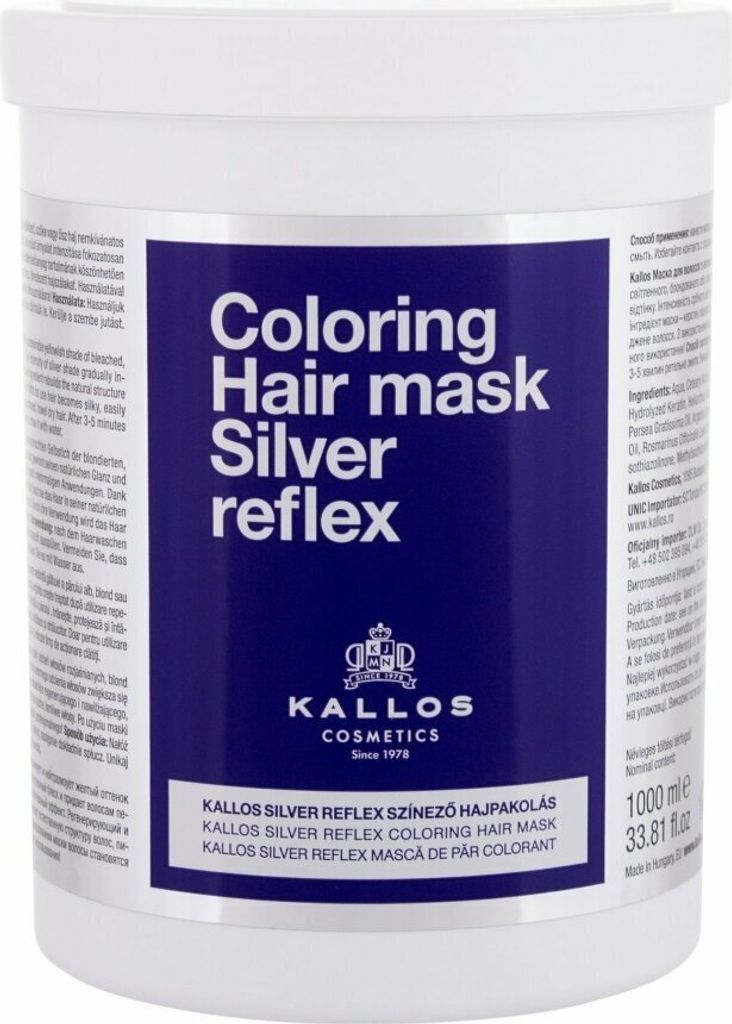 Kallos Silver Reflex Coloring Hair Mask 1000 ml Obrázek produktu 