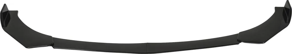 Spoiler mentonnier avant universel splitter 4 pièces noir pour voiture