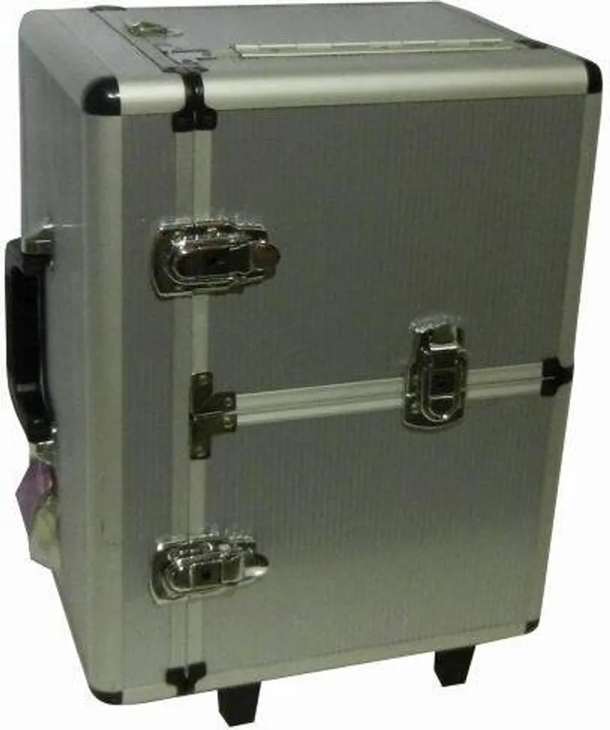 Caisse à outils Alumate en aluminium avec rails ABS 420x260x330mm grise