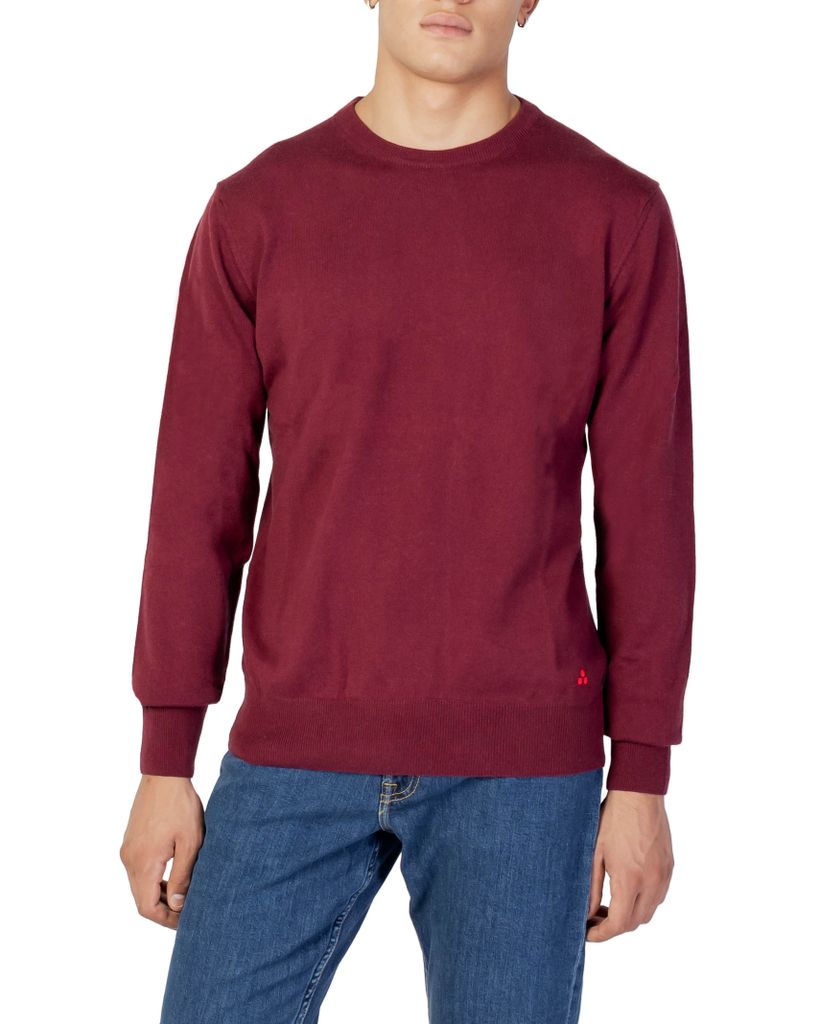 PEUTEREY Pullover Herren Wolle Burgund GR71183 - Größe: S
