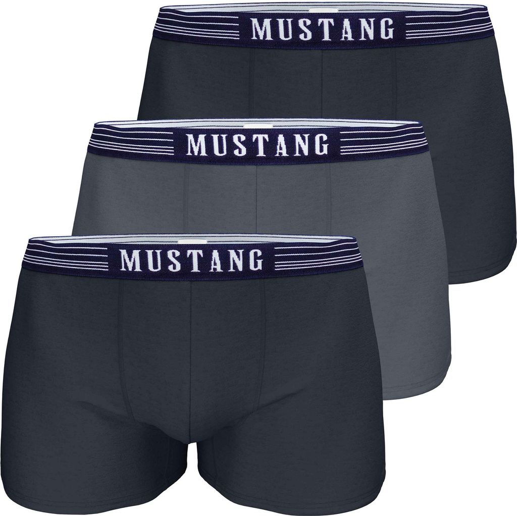 Mustang 3er Pack - Herren Boxershorts aus Baumwolle, Produktbild 