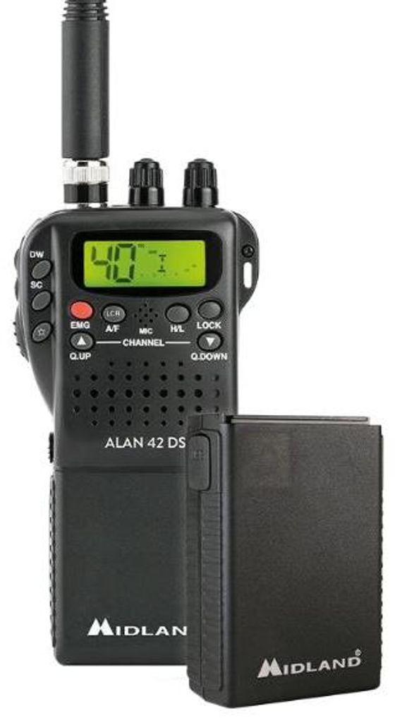 Midland Alan 42 DS Power Bundle inklusive Lithium-Ionen Produktbild 