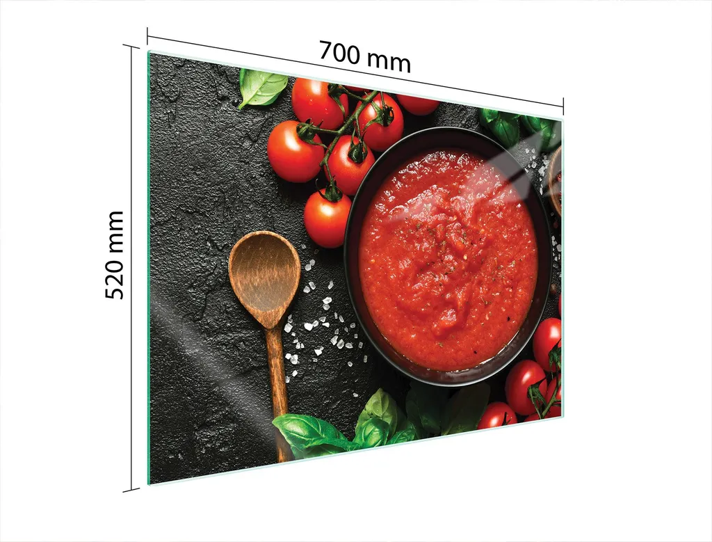 Piastra Protettiva In Vetro Per Il Cuore 70X52 Alimentazione